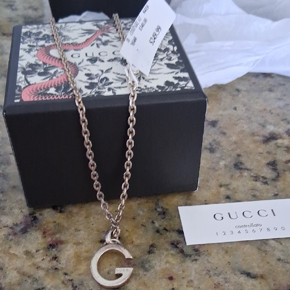 Gucci Women's Sterling Silver Pendant Necklace